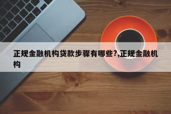 正规金融机构贷款步骤有哪些?,正规金融机构