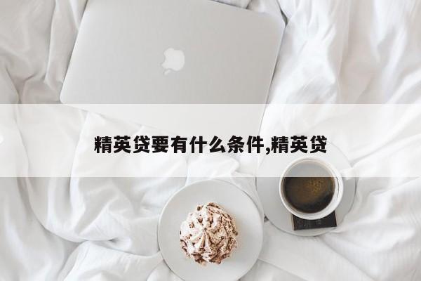 精英贷要有什么条件,精英贷