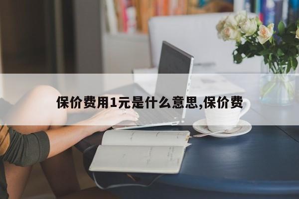 保价费用1元是什么意思,保价费