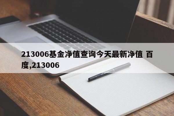 213006基金净值查询今天最新净值 百度,213006